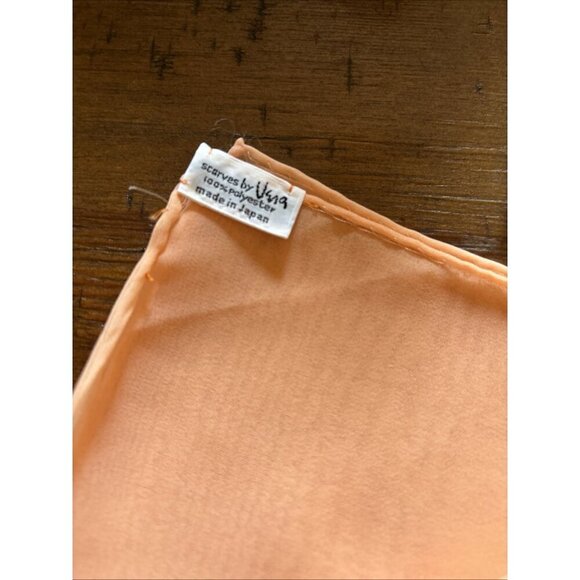 Vintage Blue Scarf Box And Vintage Scarves Ann Klein Silk Black Lace - Picture 5 of 13